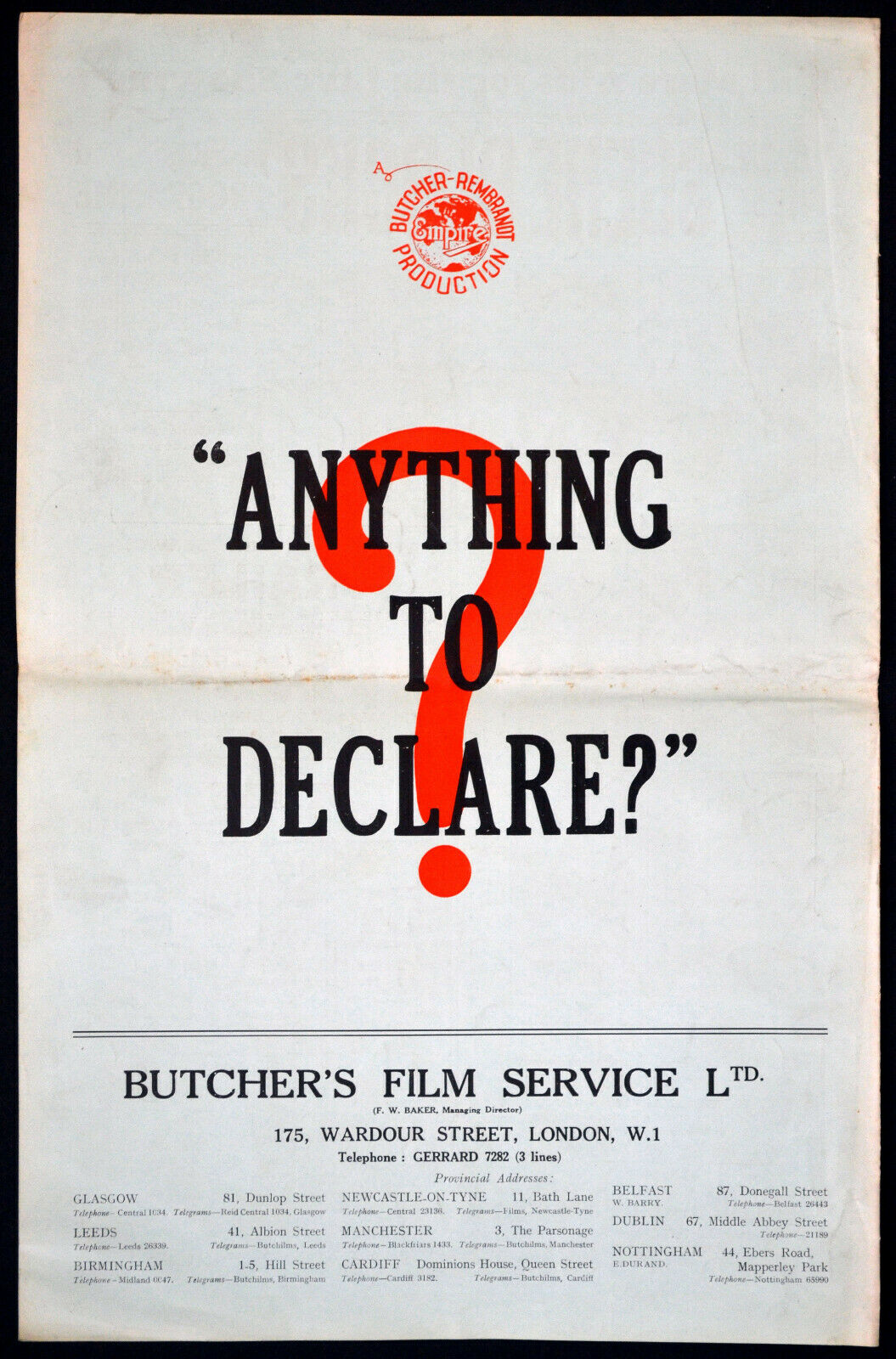 ANYTHING TO DECLARE? - Image 3