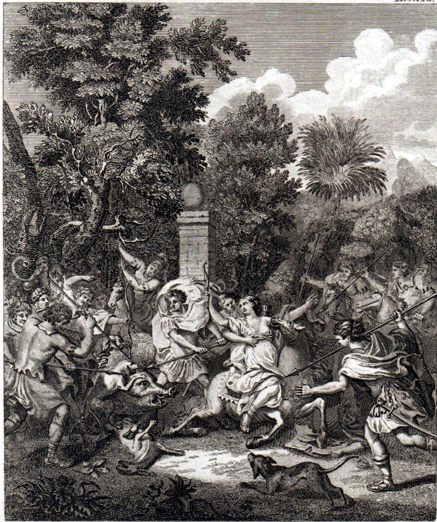 ANTIOPE RESCUED IN THE CHACE BY TELEMACHUS