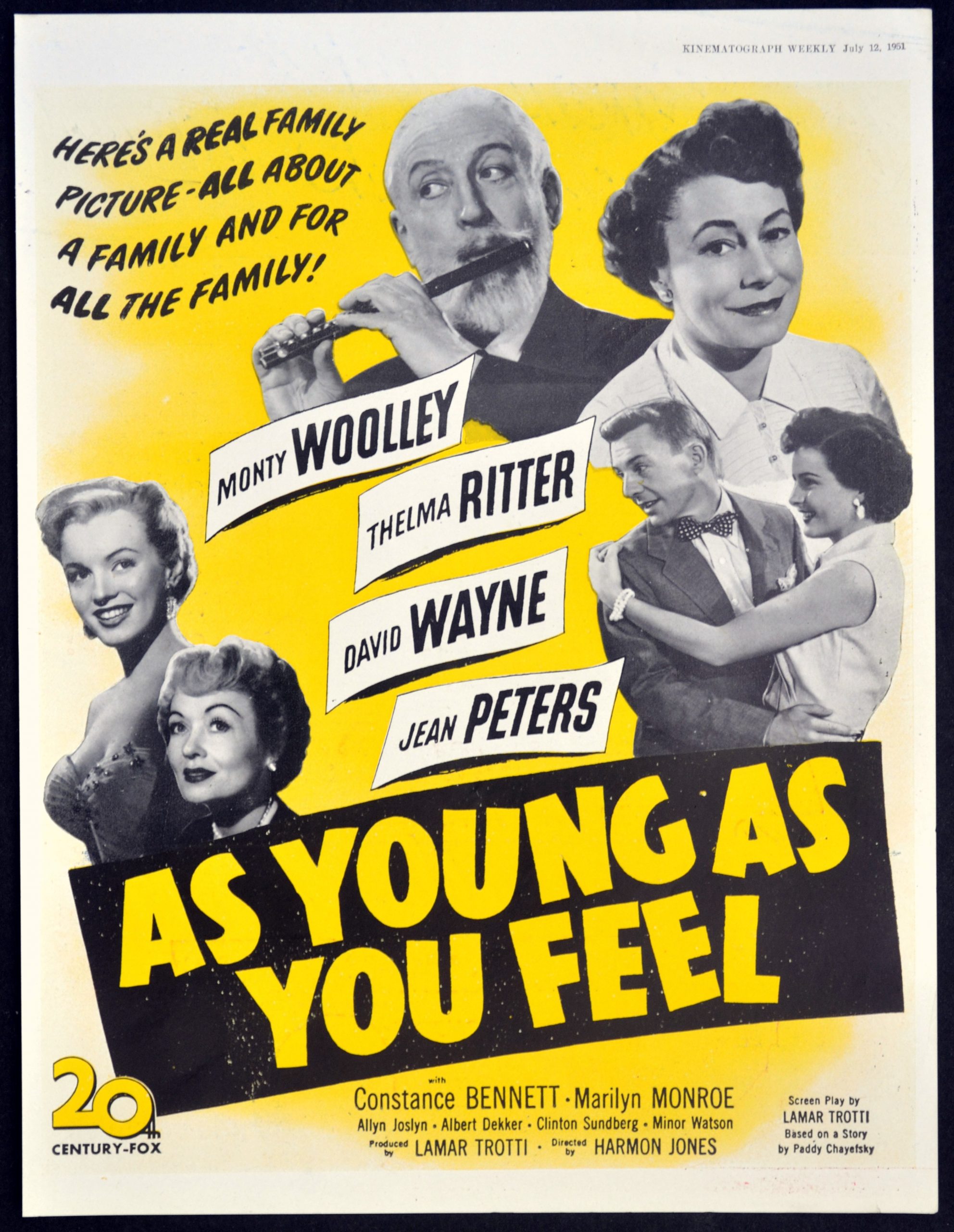 AS YOUNG AS YOU FEEL