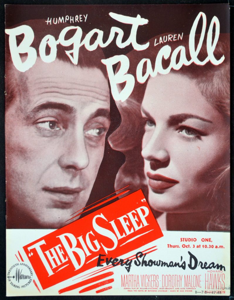 BIG SLEEP Rare Film Posters