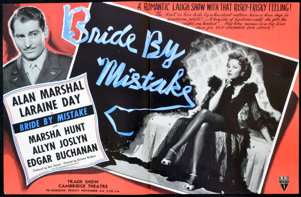 BRIDE BY MISTAKE | Rare Film Posters