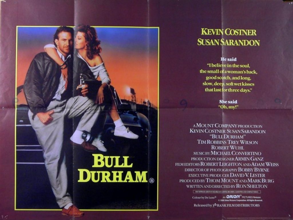 BULL DURHAM Rare Film Posters