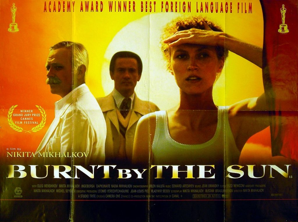 BURNT BY THE SUN Rare Film Posters