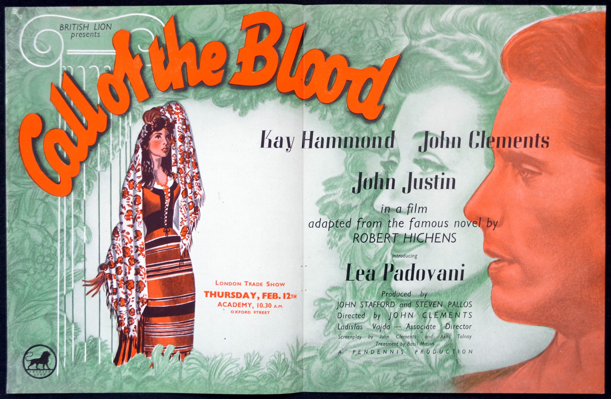 CALL OF THE BLOOD Rare Film Posters