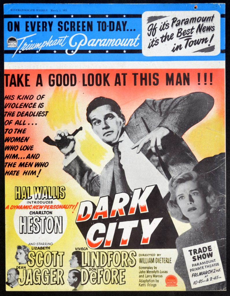 DARK CITY | Rare Film Posters