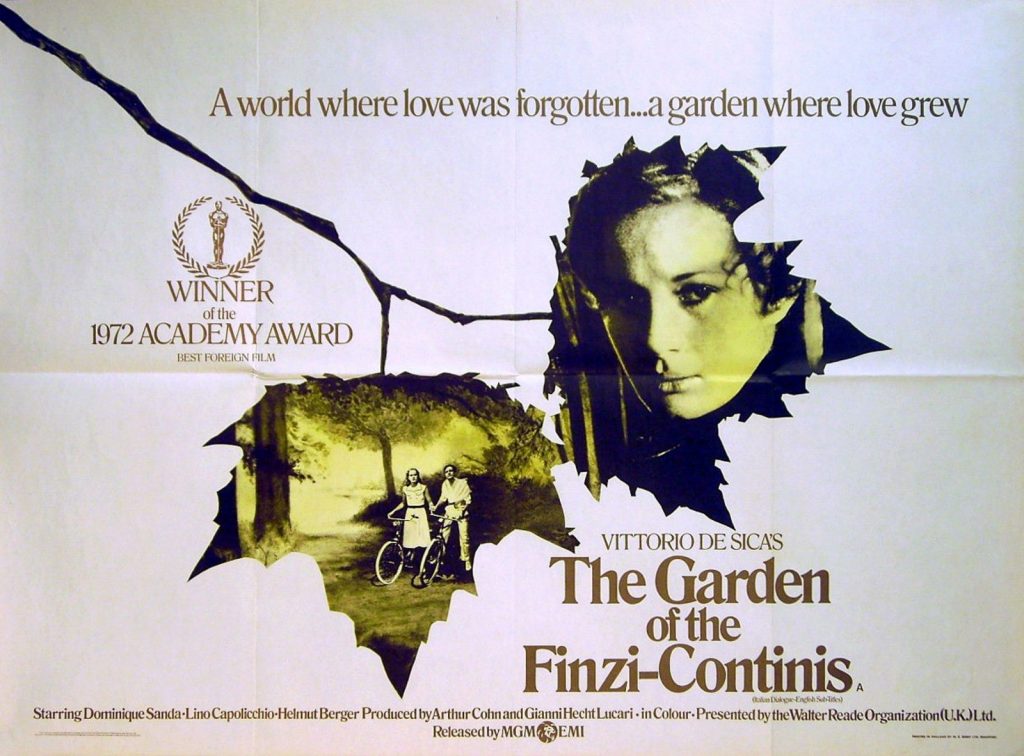 GARDEN OF THE FINZI-CONTINIS | Rare Film Posters