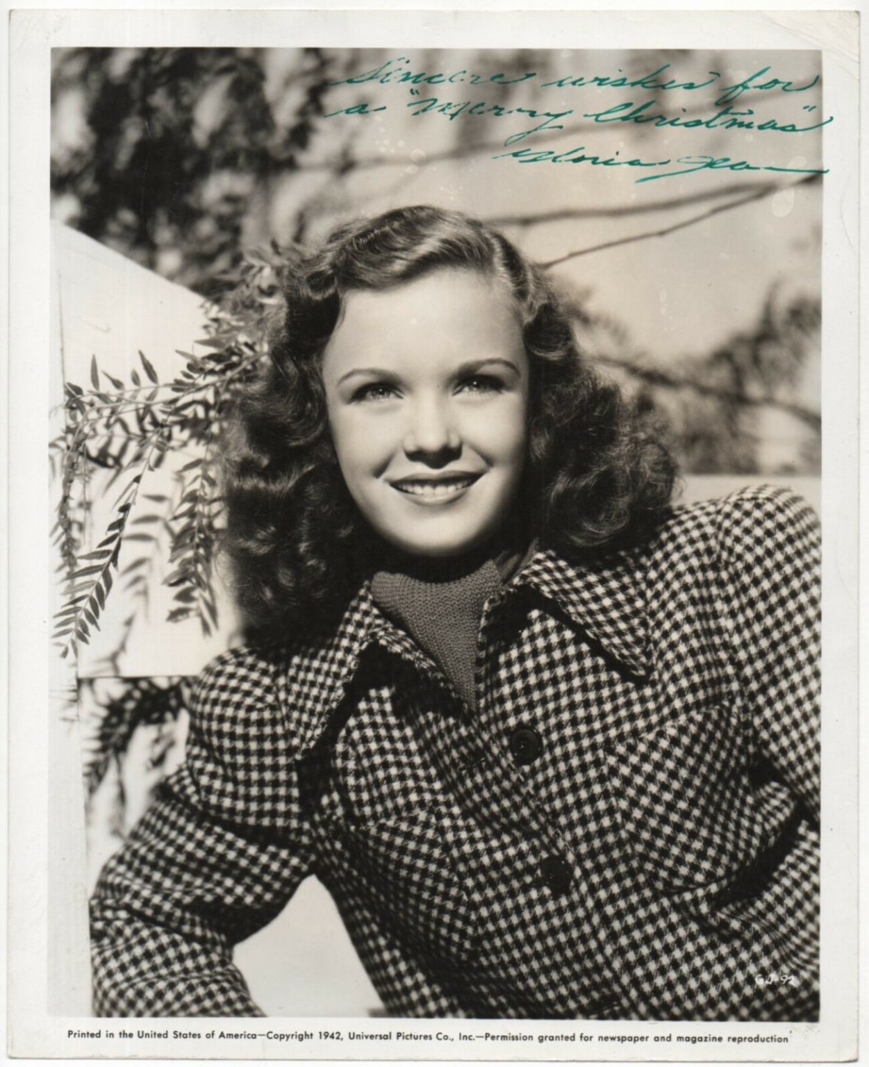 GLORIA JEAN | Rare Film Posters