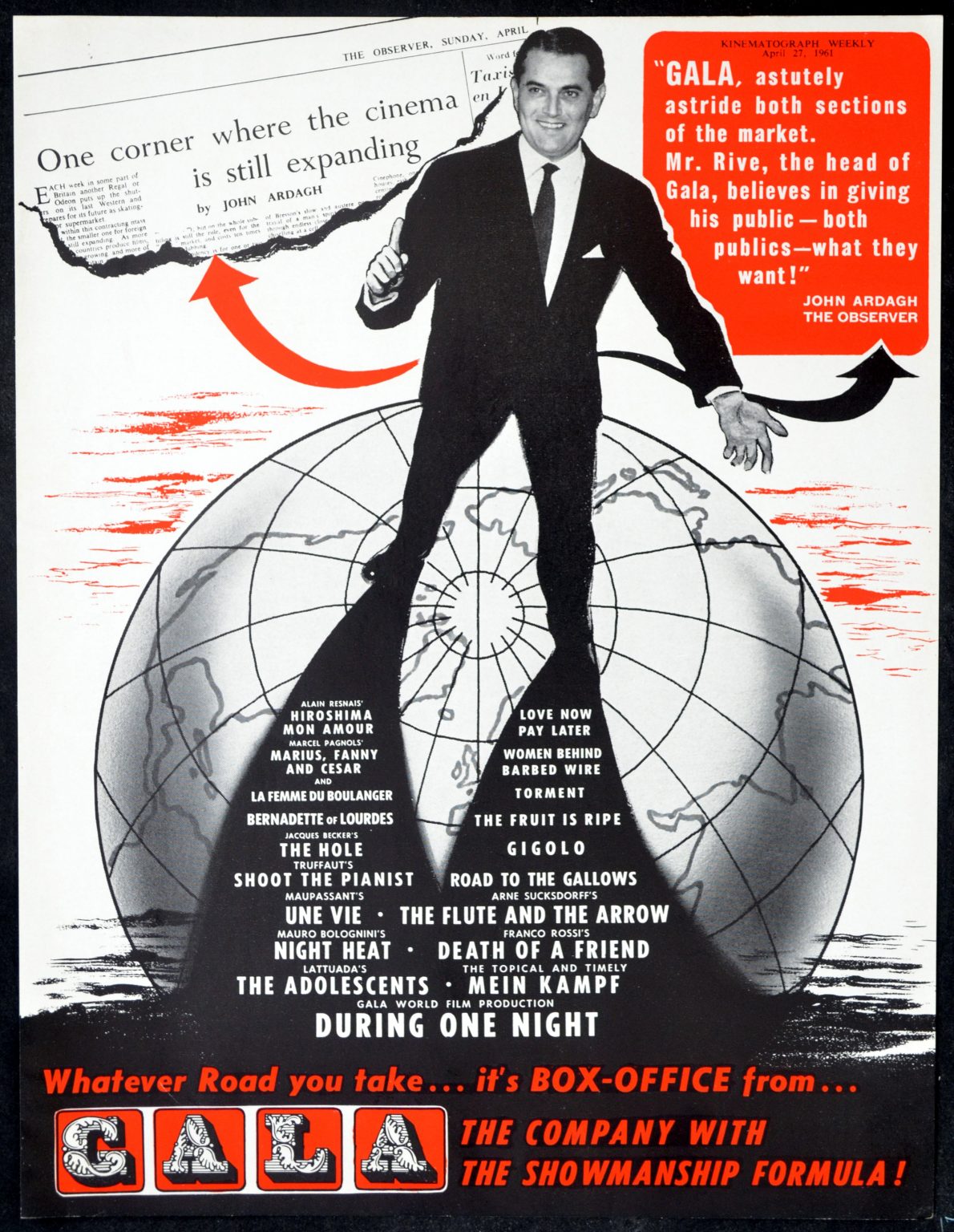 GALA FILM DISTRIBUTORS Rare Film Posters