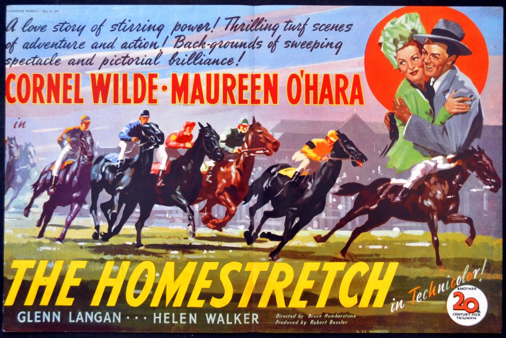 HOMESTRETCH Rare Film Posters