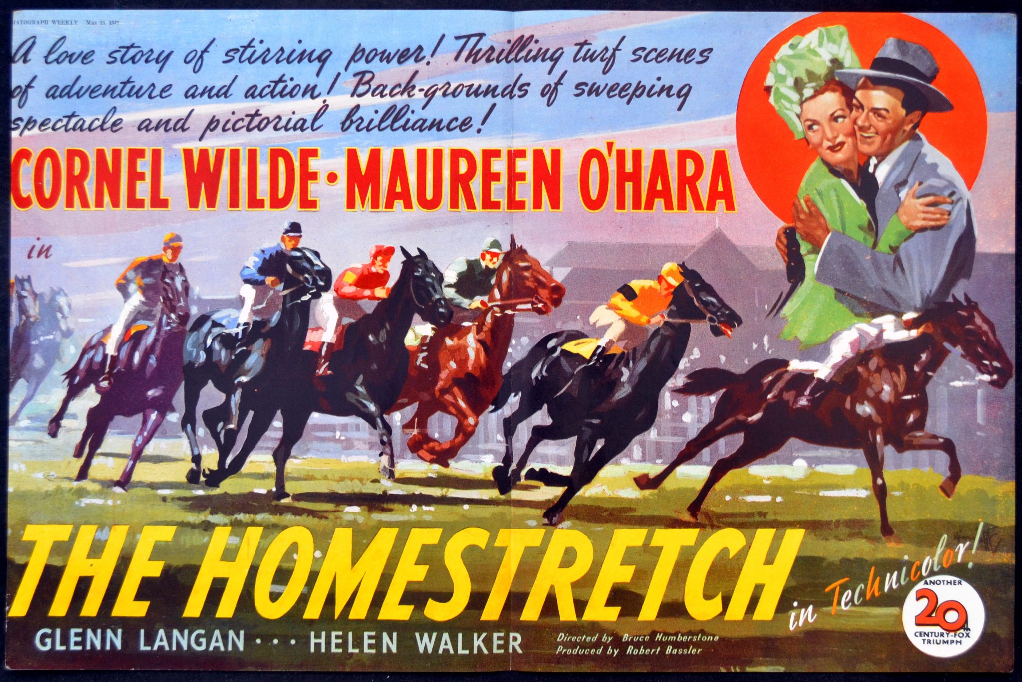 HOMESTRETCH Rare Film Posters