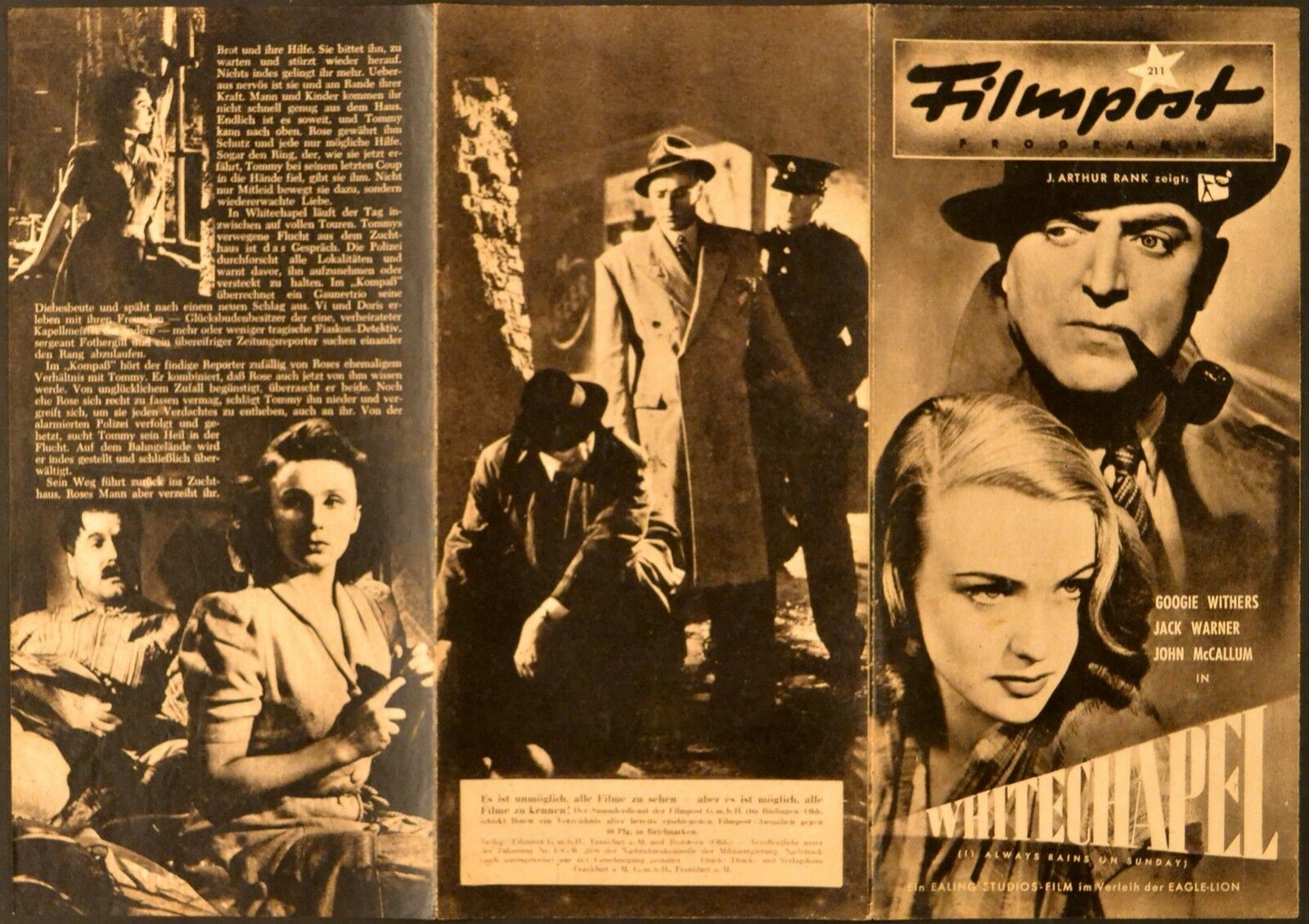 IT ALWAYS RAINS ON SUNDAY