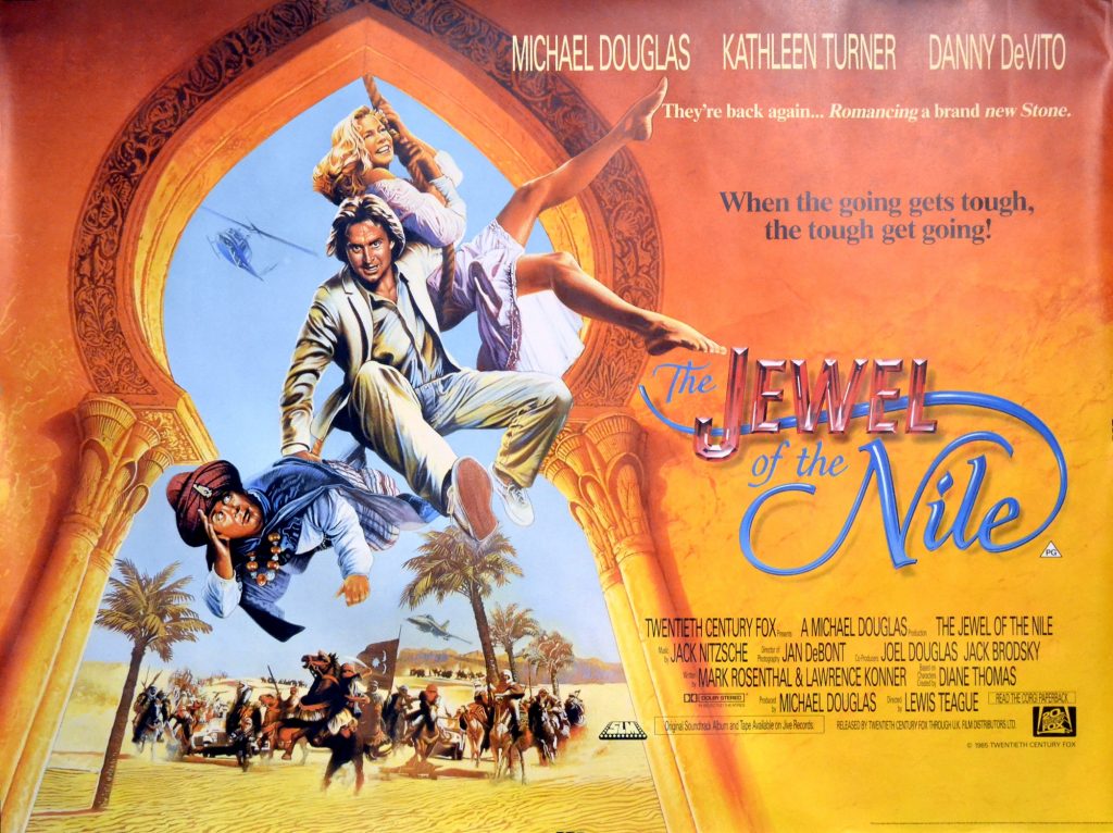 JEWEL OF THE NILE Rare Film Posters