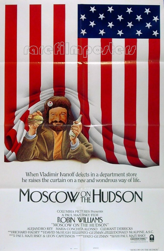 MOSCOW ON THE HUDSON Rare Film Posters