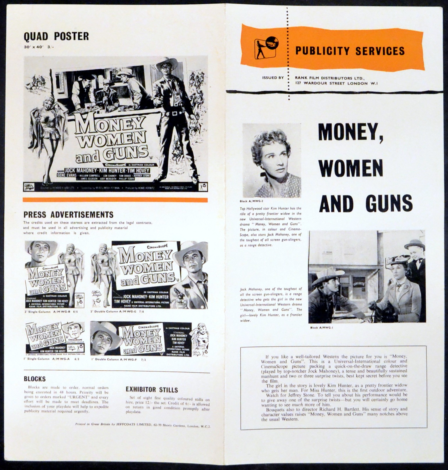 MONEY, WOMEN AND GUNS