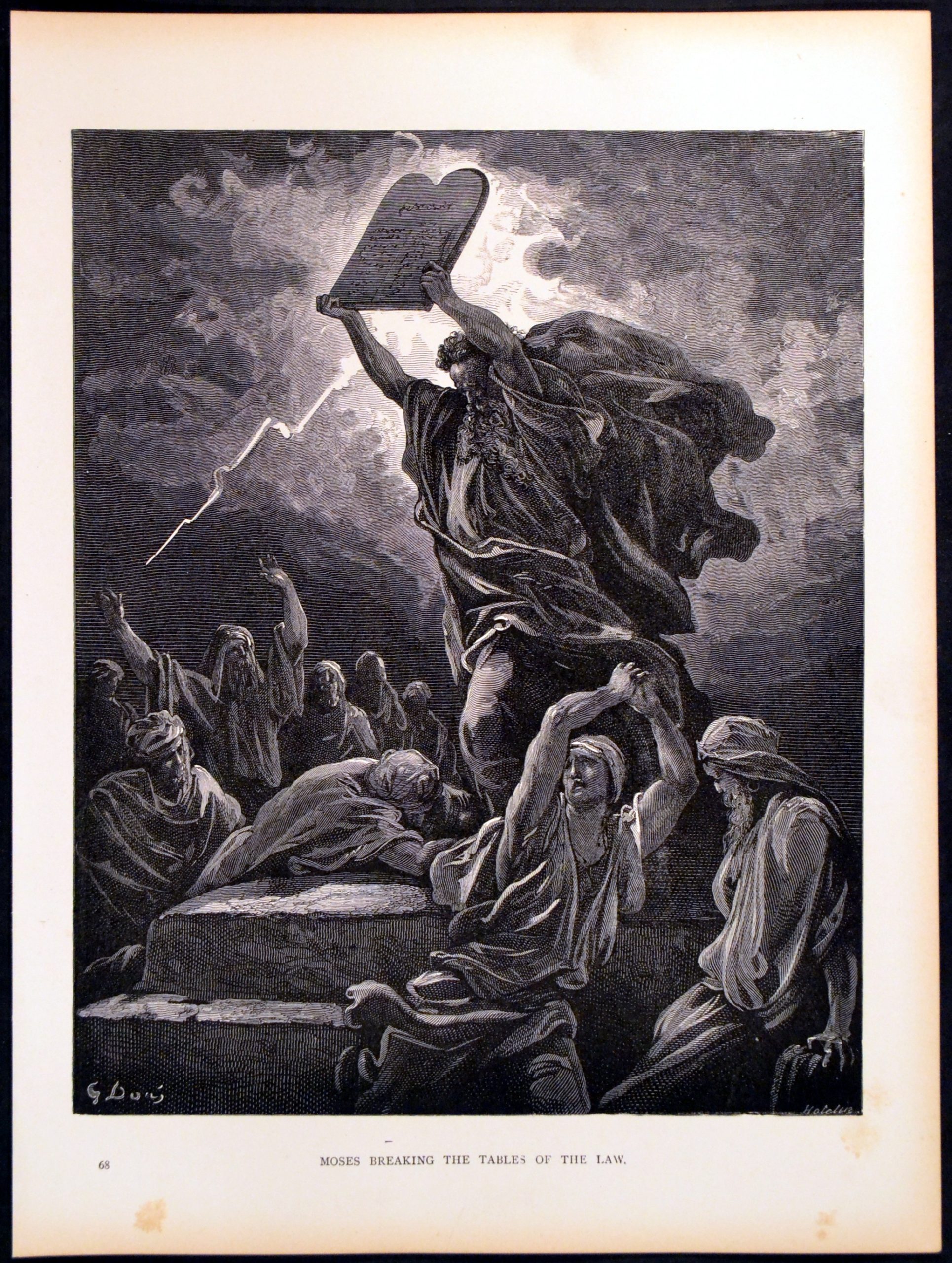 MOSES BREAKING THE TABLES OF THE LAW - Image 2