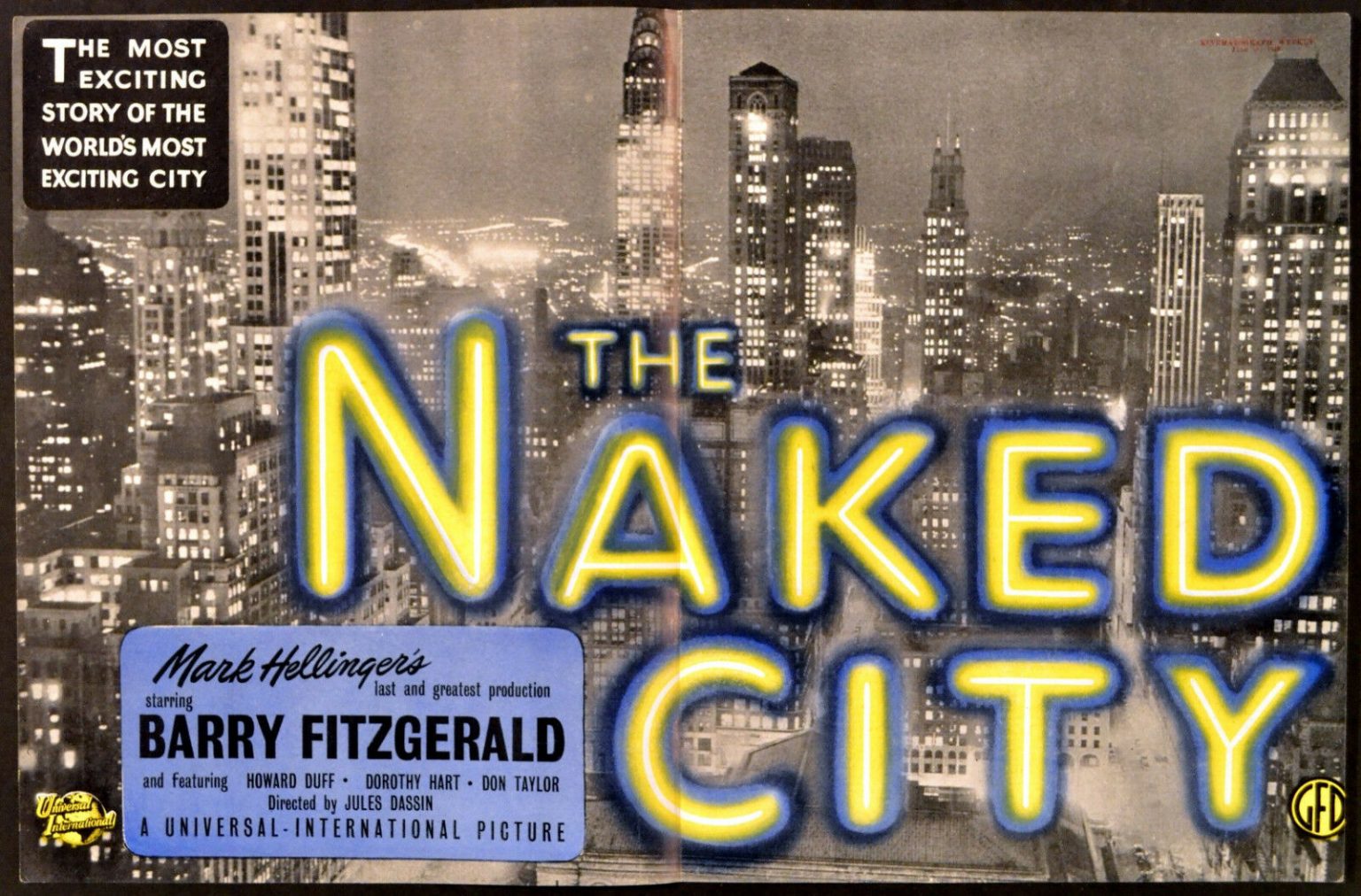 NAKED CITY Rare Film Posters naked-city-rare-film-posters