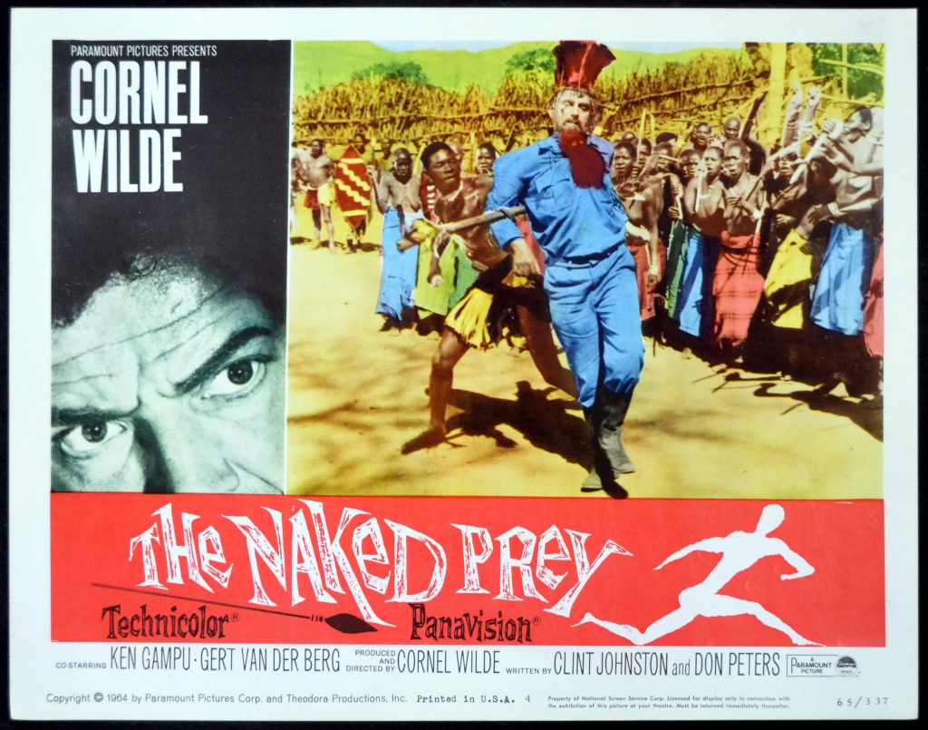 NAKED PREY Rare Film Posters