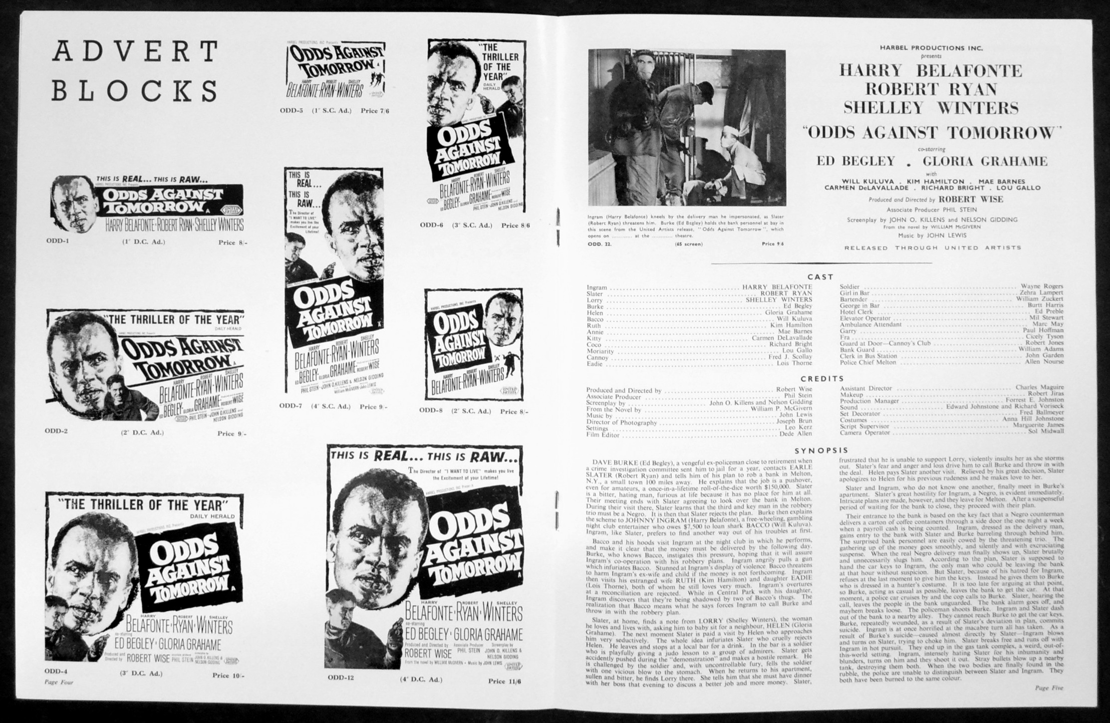 ODDS AGAINST TOMORROW - Image 2