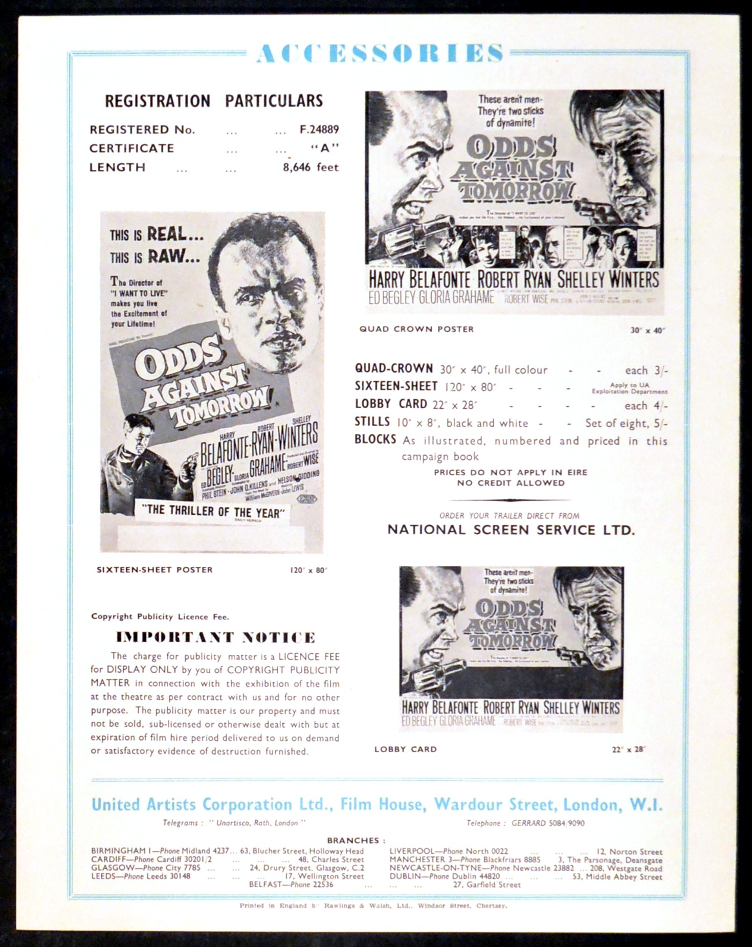 ODDS AGAINST TOMORROW - Image 3