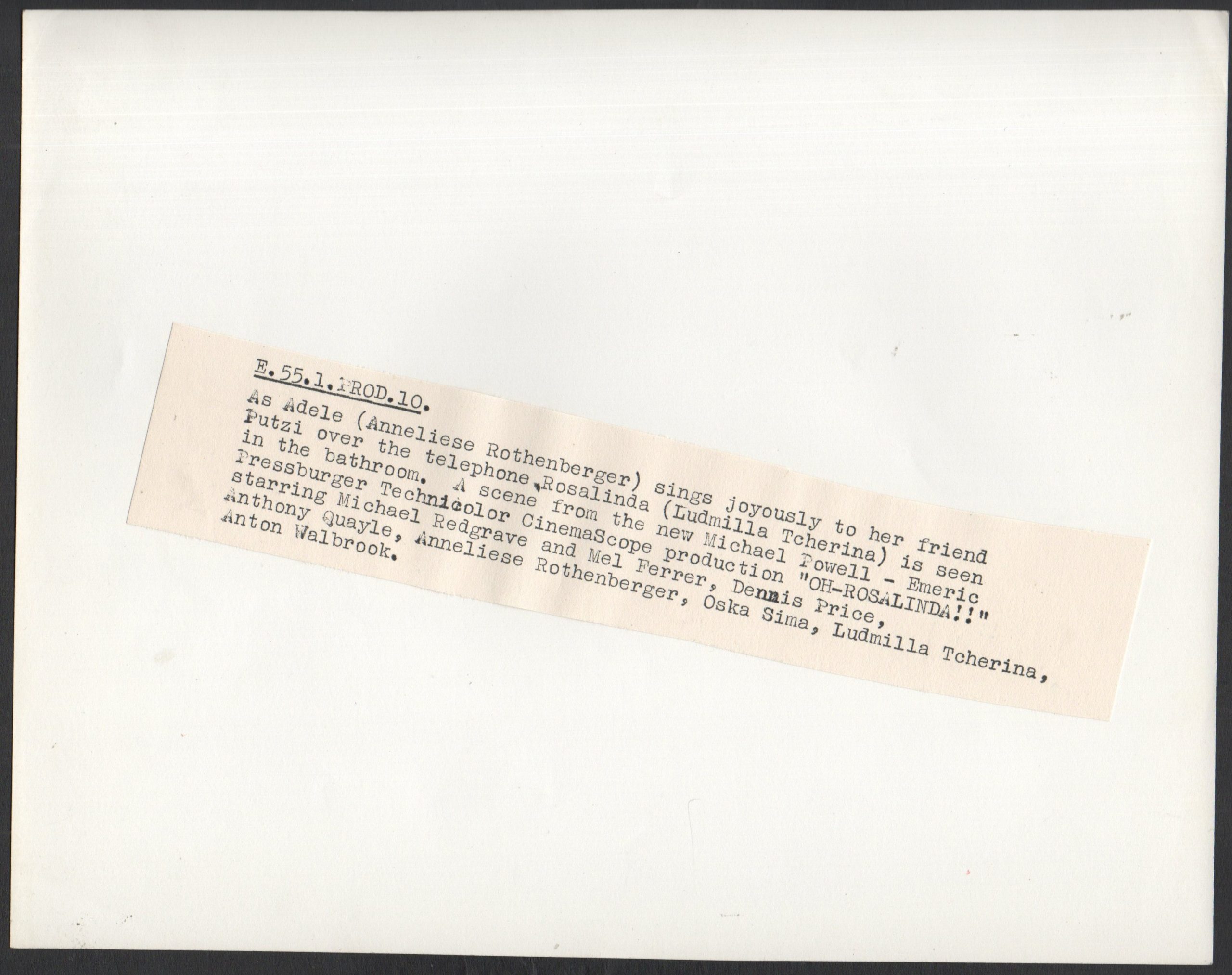 OH, ROSALINDA! - Image 2