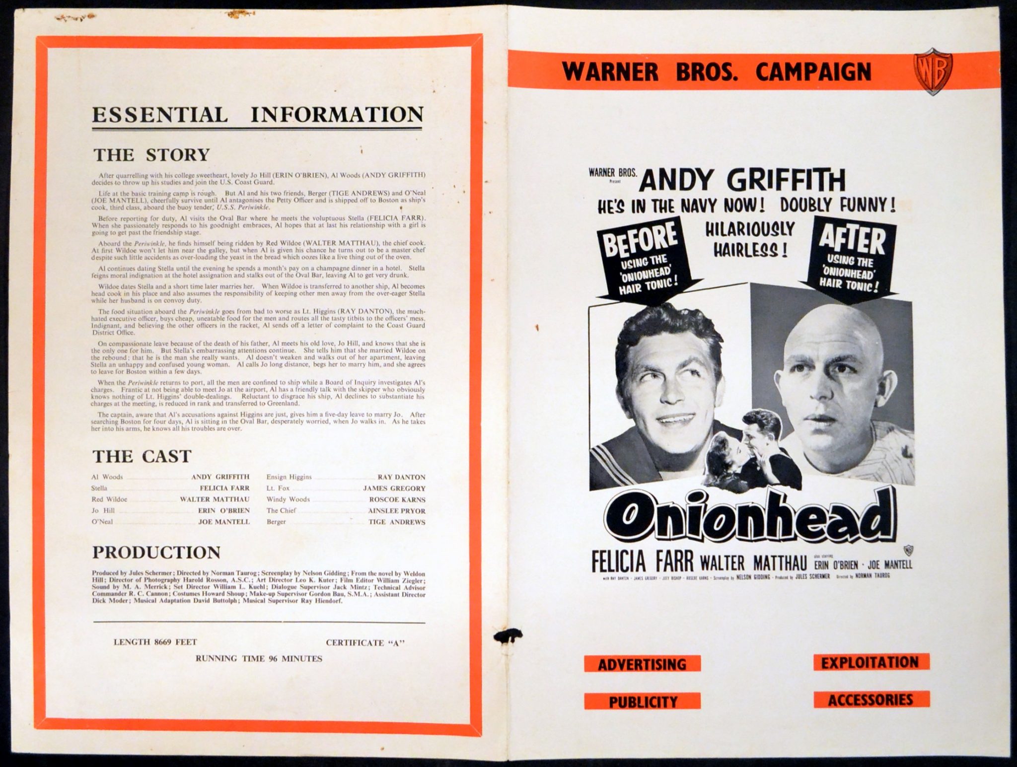 ONIONHEAD Rare Film Posters