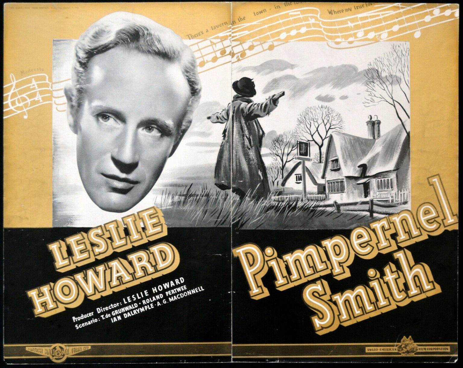 PIMPERNEL SMITH Rare Film Posters