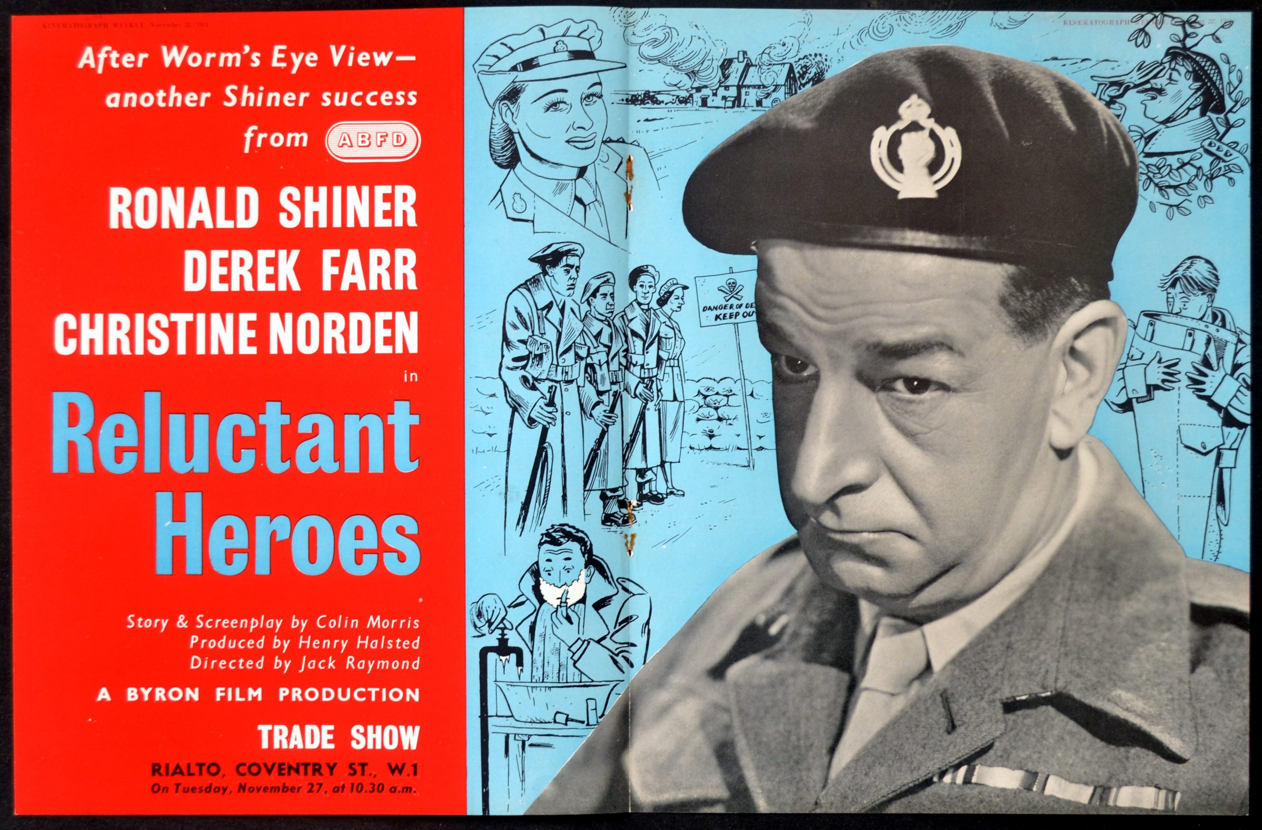 RELUCTANT HEROES Rare Film Posters