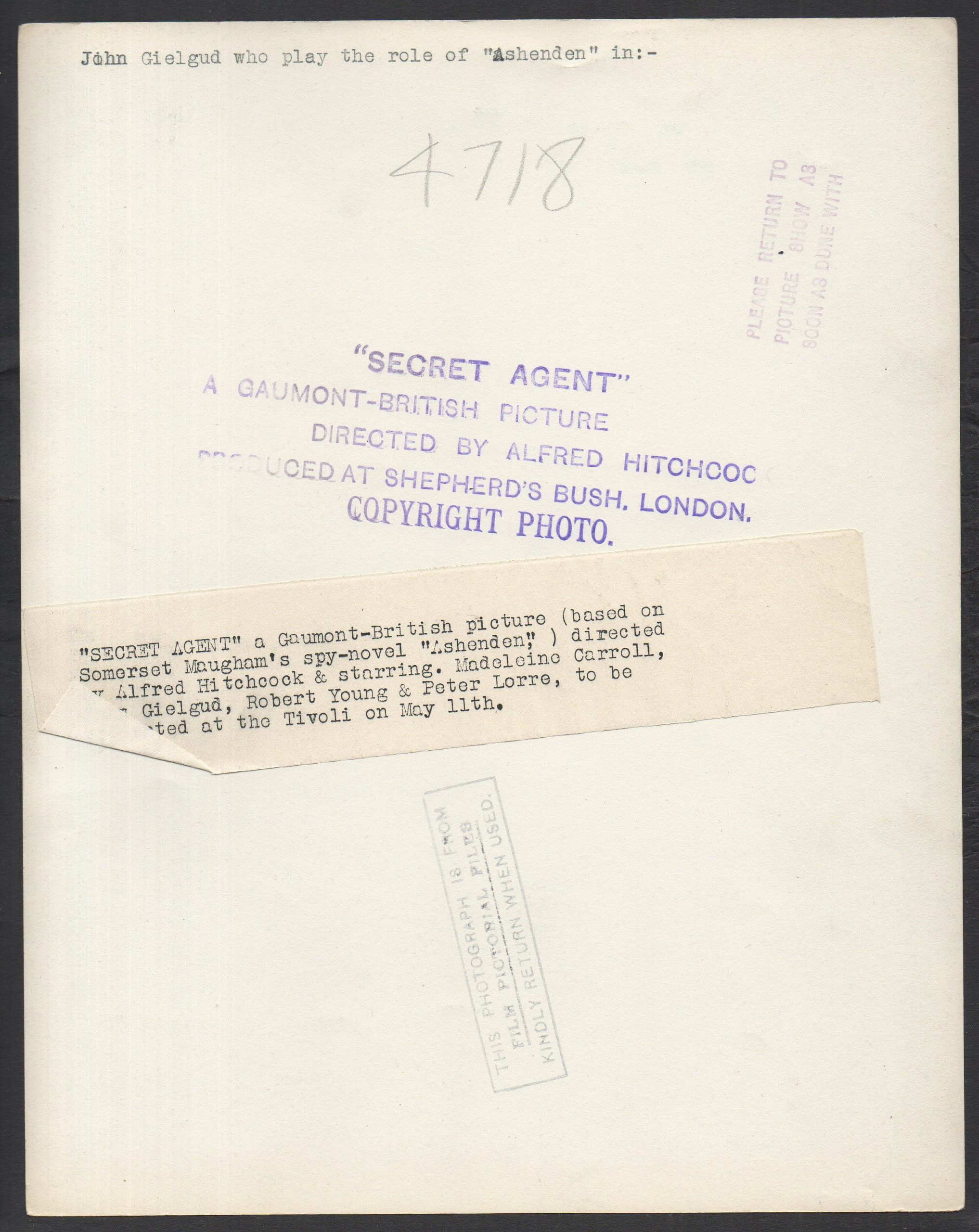 SECRET AGENT - Image 2