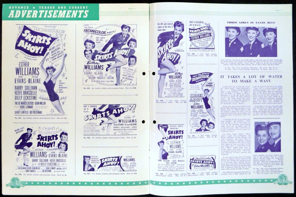 SKIRTS AHOY! Rare Film Posters