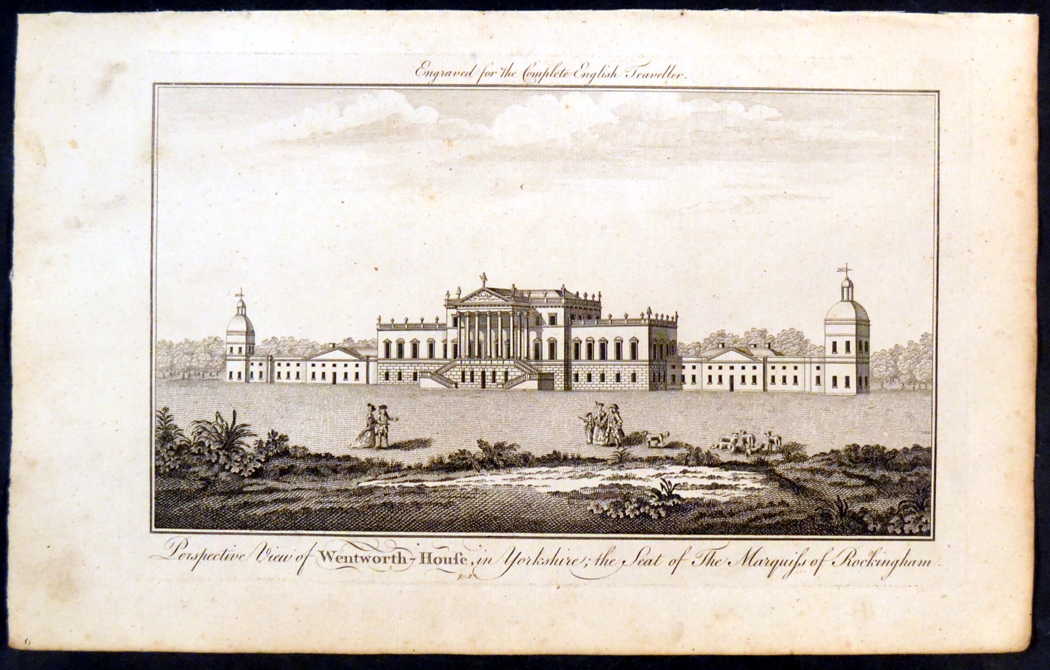 PERSPECTIVE VIEW OF WENTWORTH HOUSE, IN YORKSHIRE - Image 2